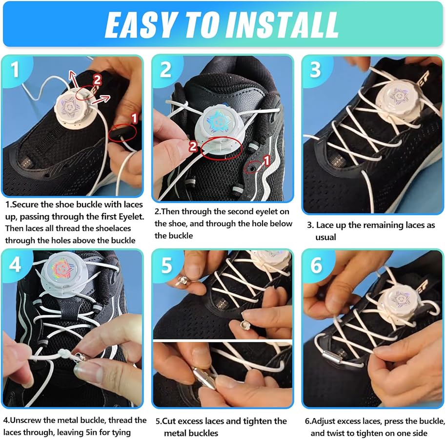 SPINIX™ Twist Lock Laces